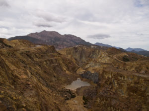 Mt Lyell open cut mine